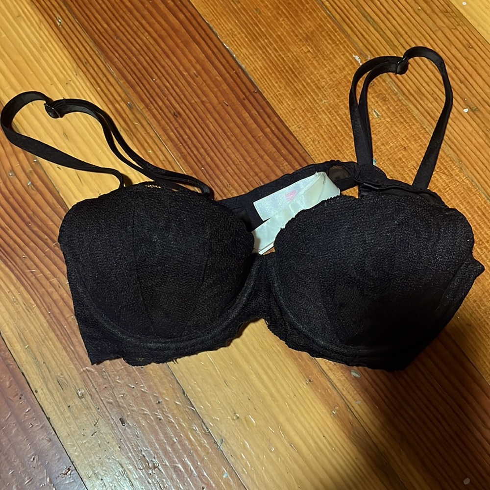 Super cute little pink brand push-up bra